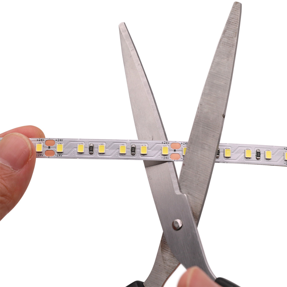 Anti Brute Force High CRI LED Strip Lights - DC24V 2835 600LEDs High Density 8mm Wide Silver Board Anti Brute Force High CRI LED Strip Lights - DC24V 2835 600LEDs High Density 8mm Wide Silver Board